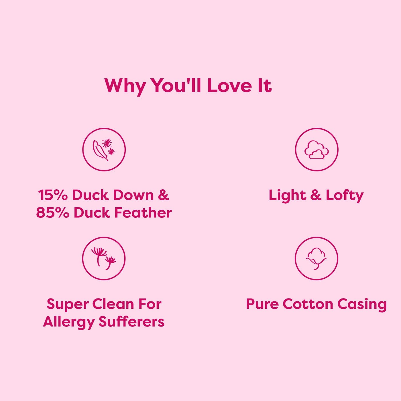 Luxury Feather Down Pillow - Kottá